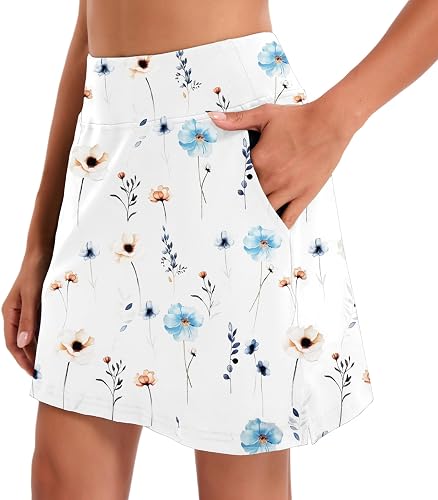 Women's Active Athletic Skort | Lightweight Tennis Skirt for Running, Training, Sports & Golf